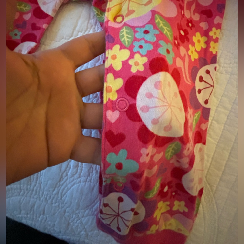 H&M Kids Pajamas - Pink and Yellow Floral - Picture 6 of 12
